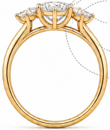 I+J Engagement Ring